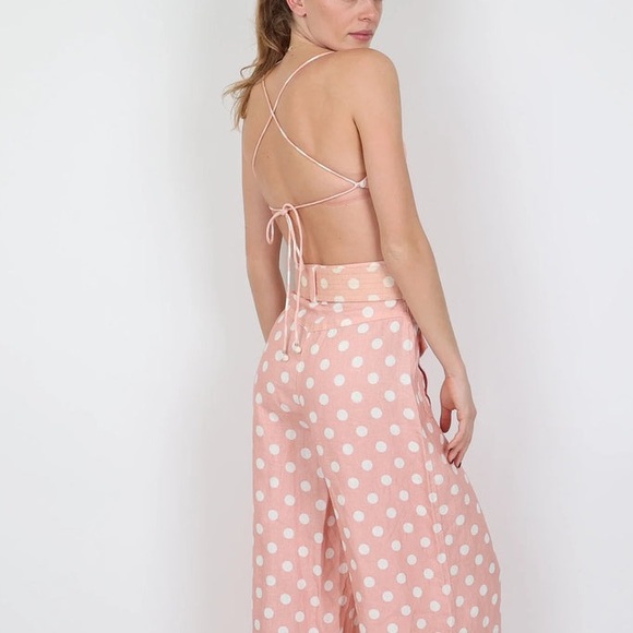 NWT Zimmermann Linen Corsage Tie Top - Picture 4 of 11